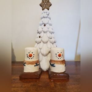 S'mores snowman salt & pepper shakers